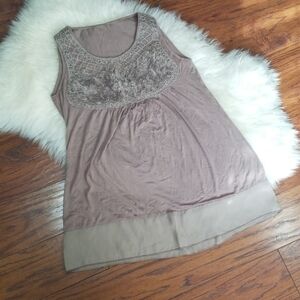 Taupe Tank top
